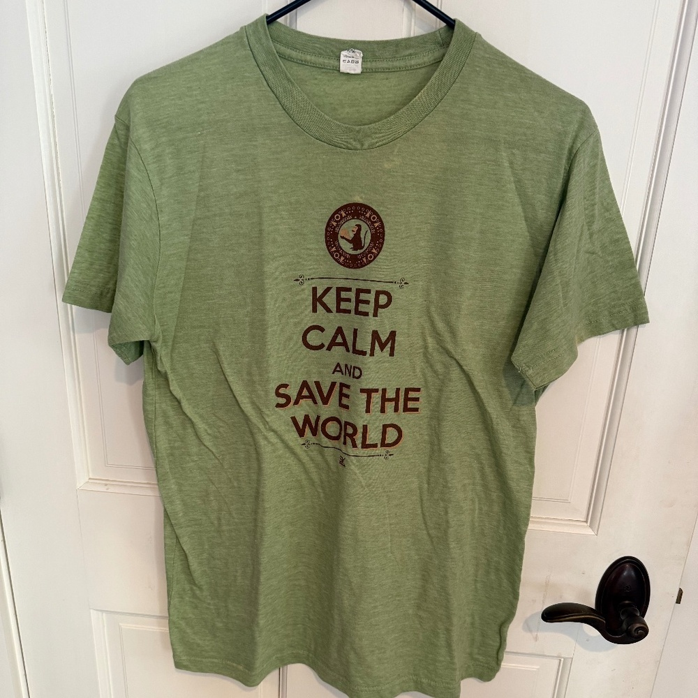 T-shirt from StarKid 2012 Apocalyptour "Keep Calm and Save the World"